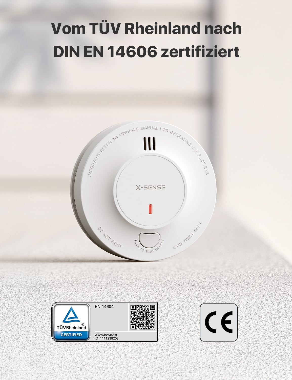 Thumbnail 1 de X-Sense SD2J0AX Rauchmelder 10 Jahre Batterie