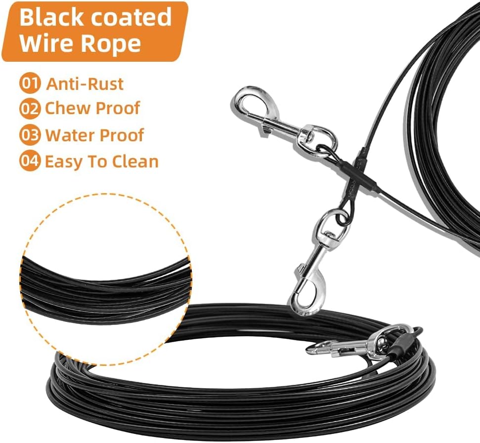 Thumbnail 2 de Mi Metty Dog Tie Out Cable 20ft for training