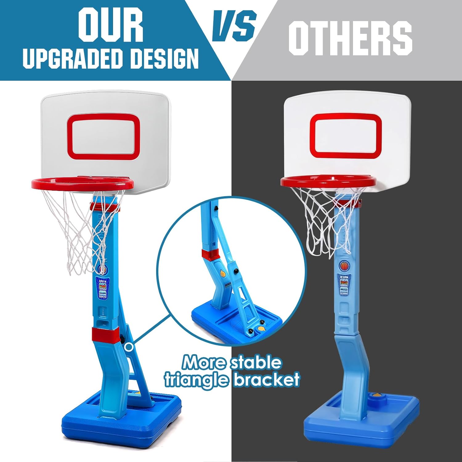 Thumbnail 2 de SUPER JOY Toddler Basketball Hoop 4.5 ft