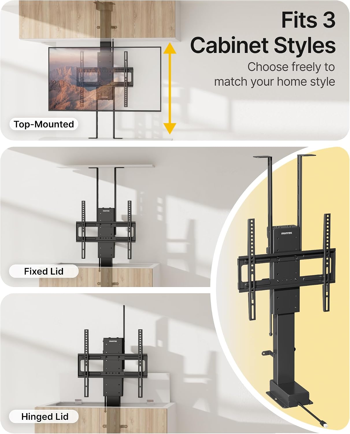 Thumbnail 1 de monTEK Motorized TV Lift for 32-48 inch TVs