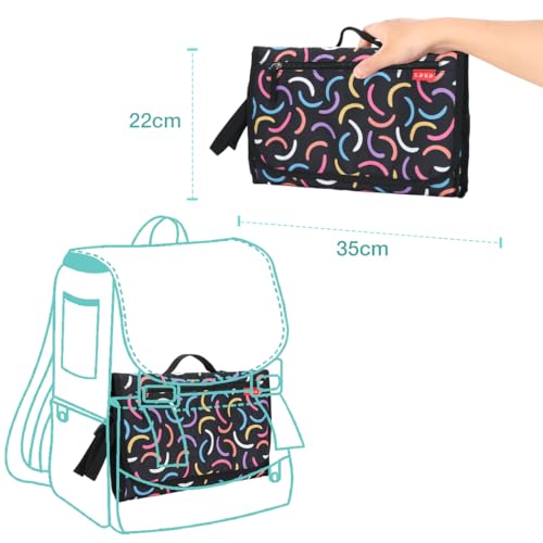 Detalle 2 de Lekebaby Portable Nappy Changing Mat with Wipe Pocket 👶