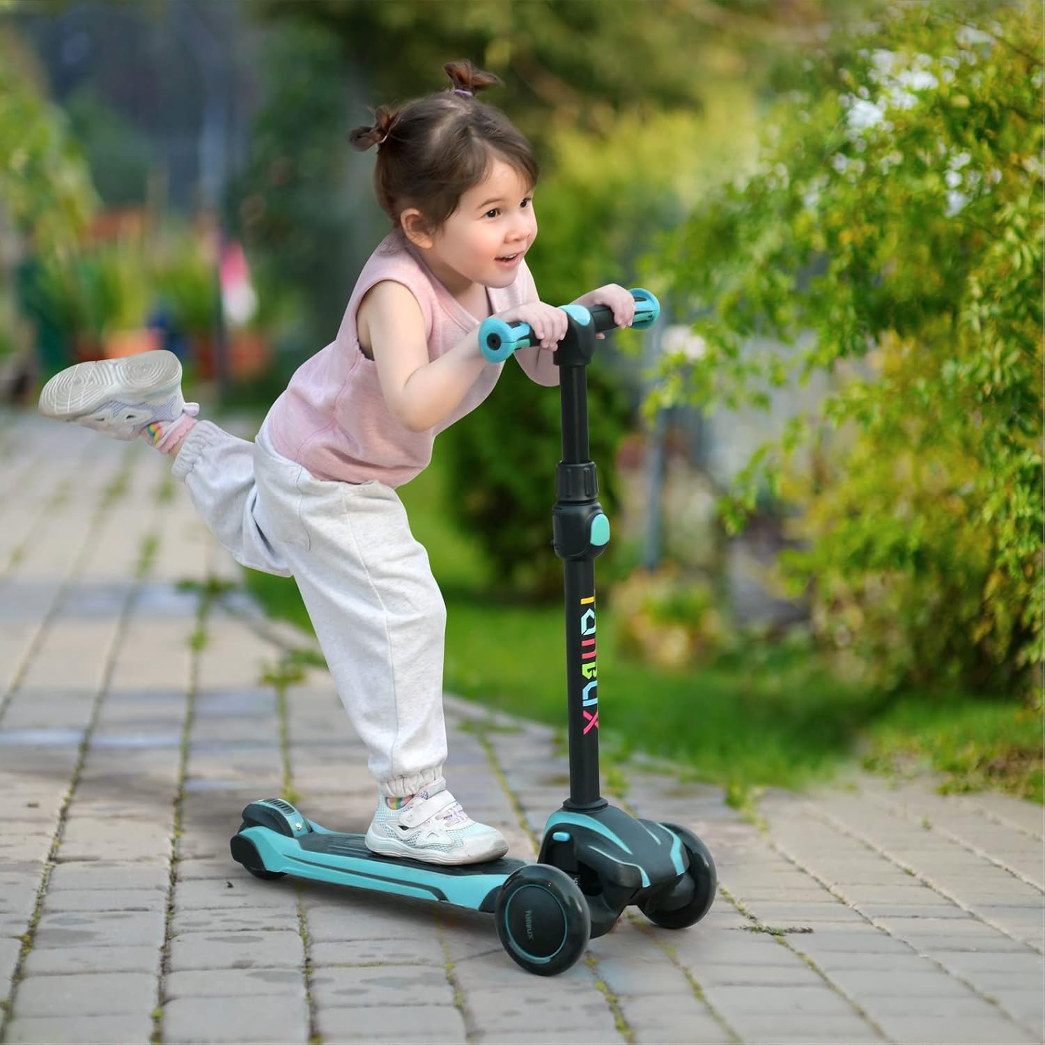 Thumbnail 6 de TONBUX Kids Scooter (Ages 3–12) with 4 Adjustable Heights, Light-Up 3 Wheels