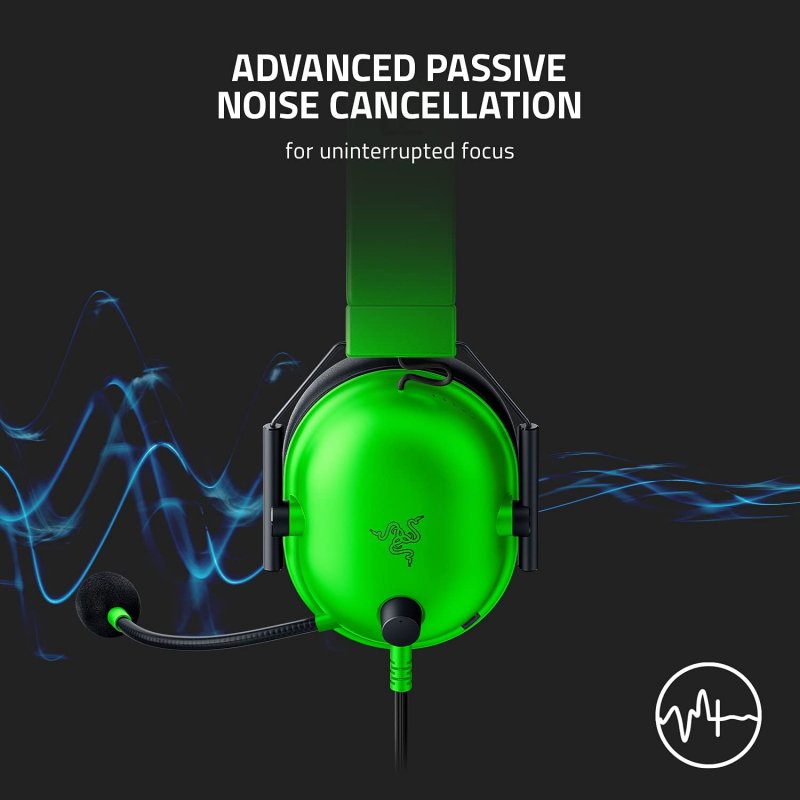 Detalle de Razer BlackShark V2 X auriculares Gaming 7,1 50 mm