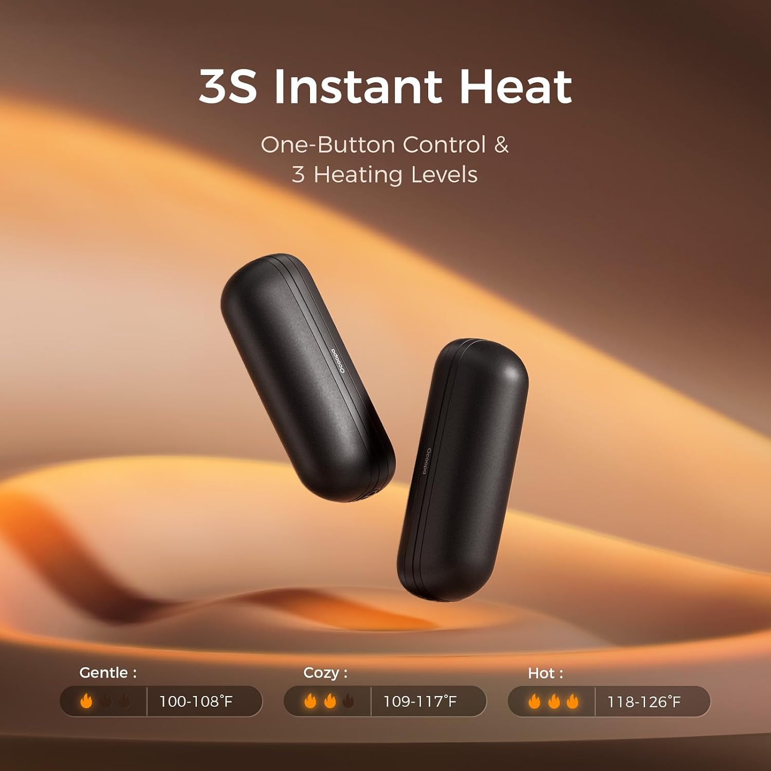 Thumbnail 2 de OCOOPA Hand Warmer 2 Pack USB Rechargeable