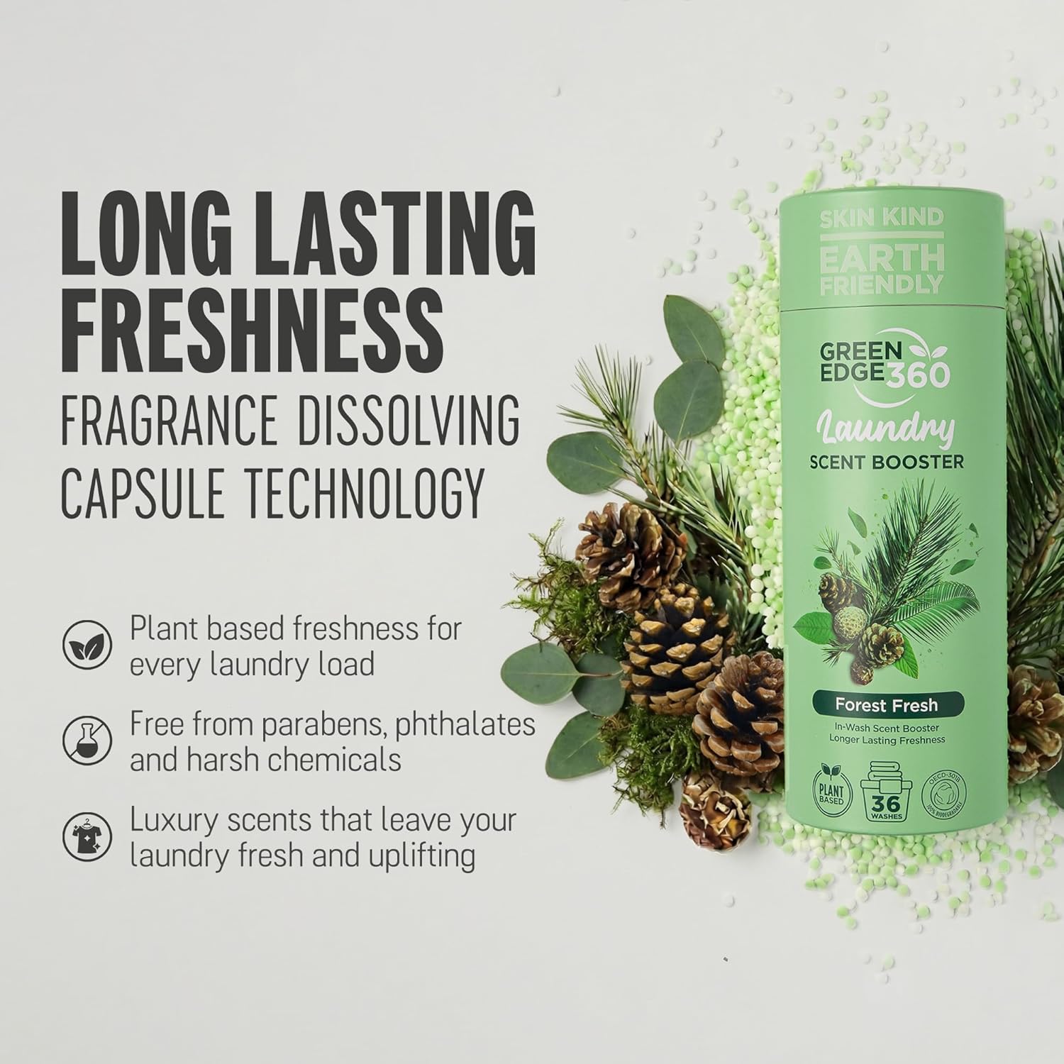 Thumbnail 2 de Green Edge 360 Scent Booster Beads 750g Forest Fresh