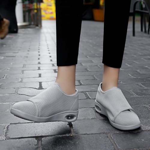 Thumbnail 6 de Zapatillas diabéticas Mujer Hombre Extra Ancho Ajustable de Sisttke