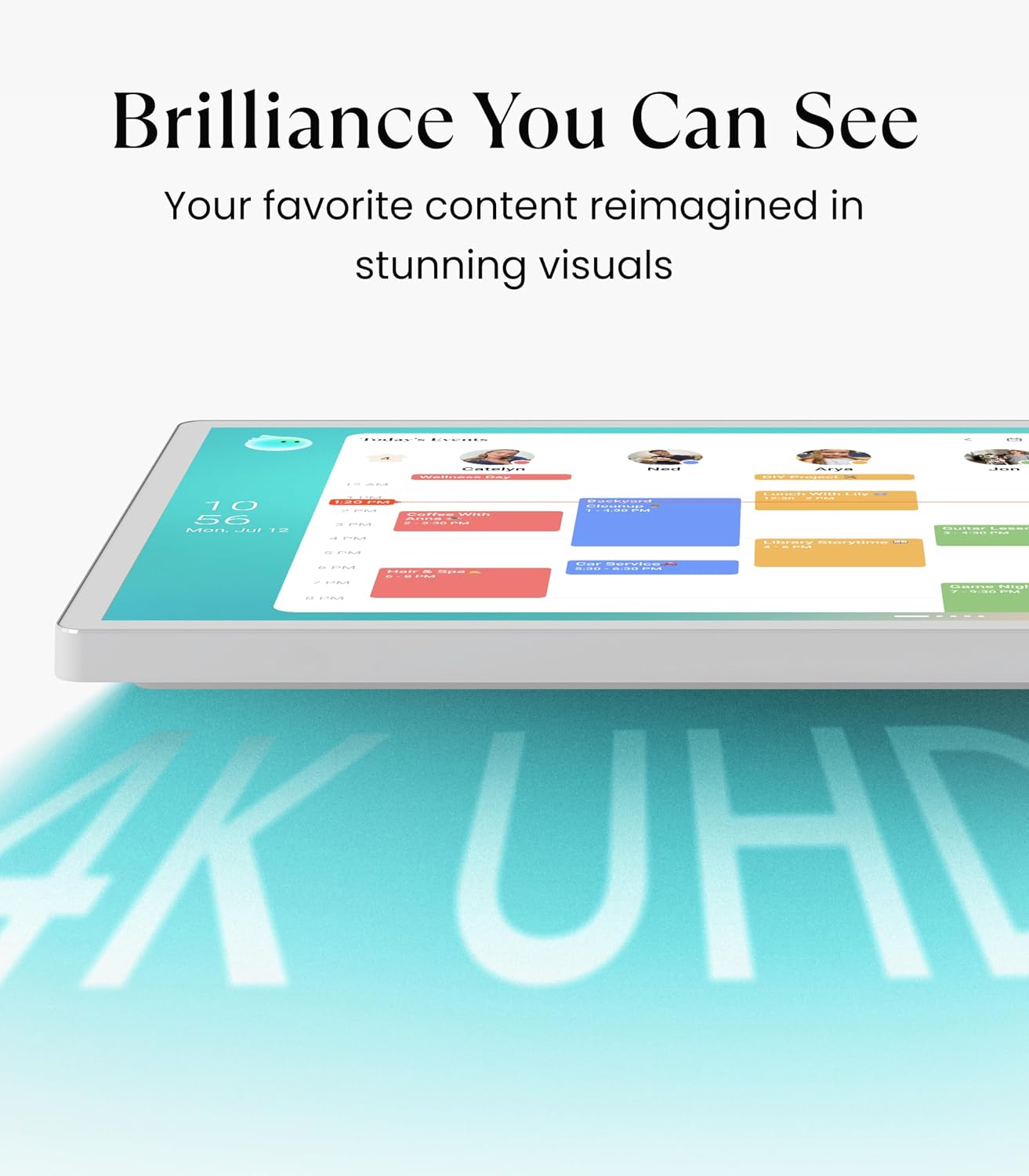 Thumbnail 1 de Cozyla Calendar Plus 2: 32" 4K UHD Digital Wall Calendar with Chore & Meal Planner