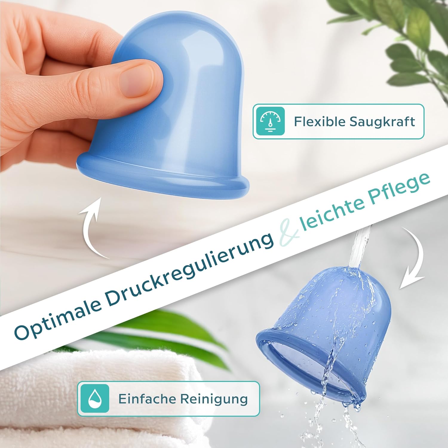 Thumbnail 4 de KURGLAS Das Original Schröpfgläser Silikon 2er Set