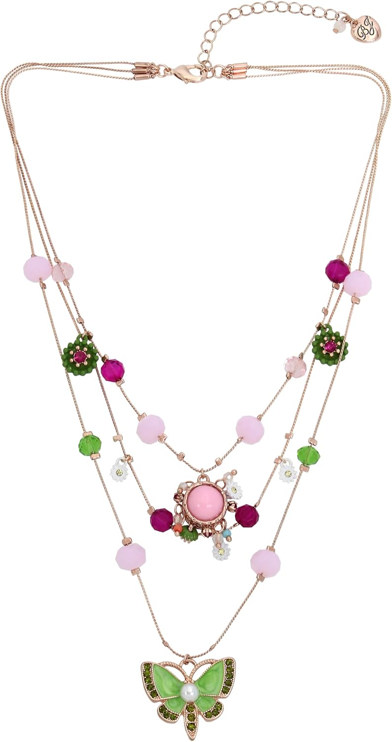Detalle de Betsey Johnson Layered Necklace in Metal