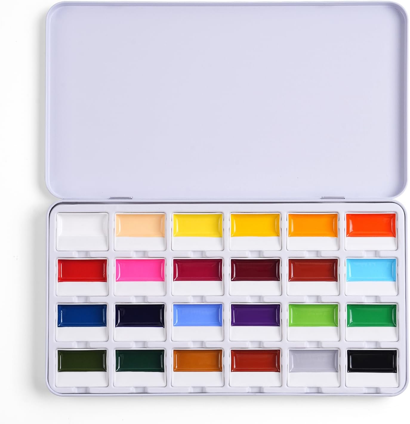 Thumbnail 6 de Fuumuui CREAMORA 24-Colour Opaque Semi-Moist Watercolour Paint Set