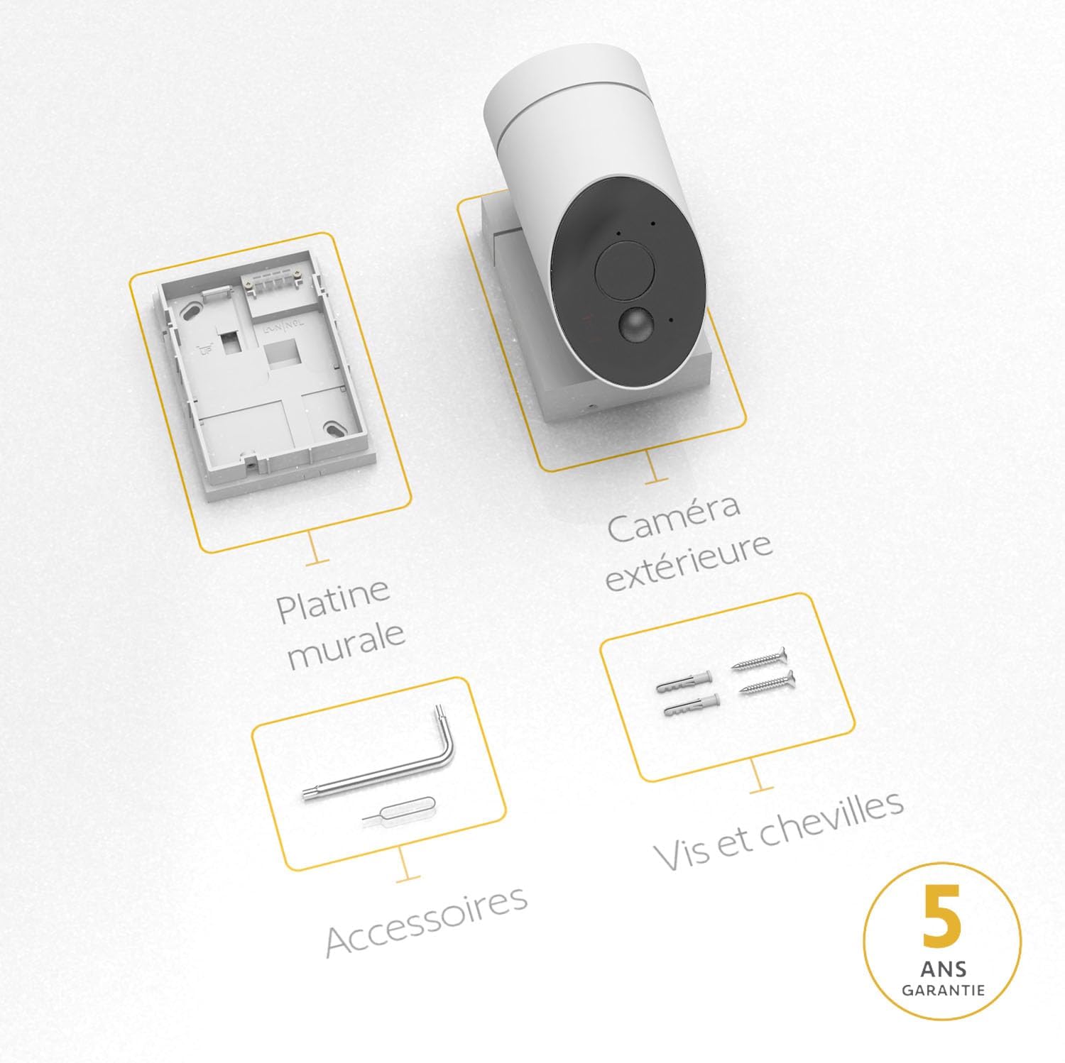 Thumbnail 4 de Somfy Outdoor Camera 2 Blanche (1875325) : caméra extérieure Full HD avec détection intelligente et sirène 110 dB