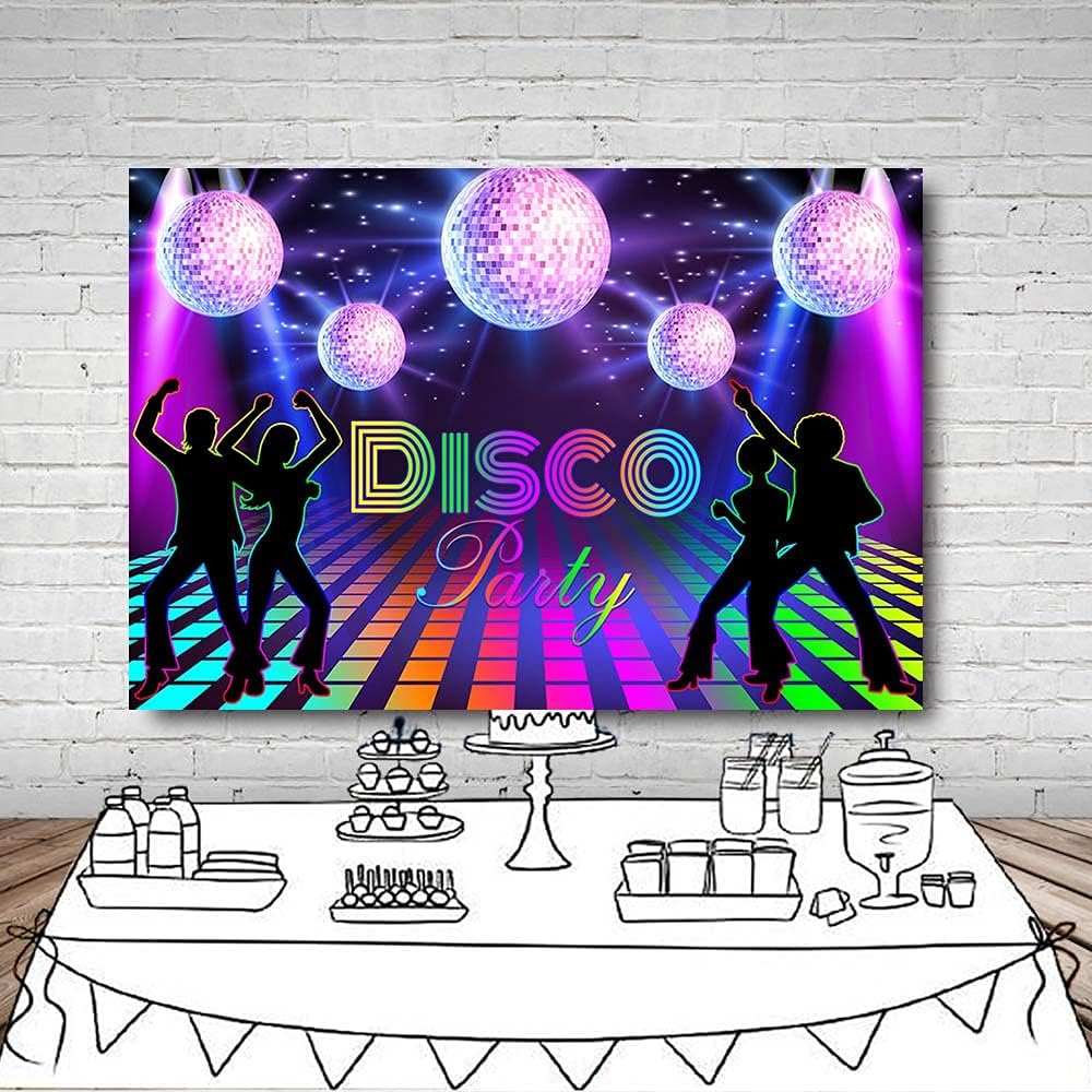 Thumbnail 4 de MEHOFOND 7x5ft The 80s Disco Party Backdrop for Photo Studio, Parties & Events