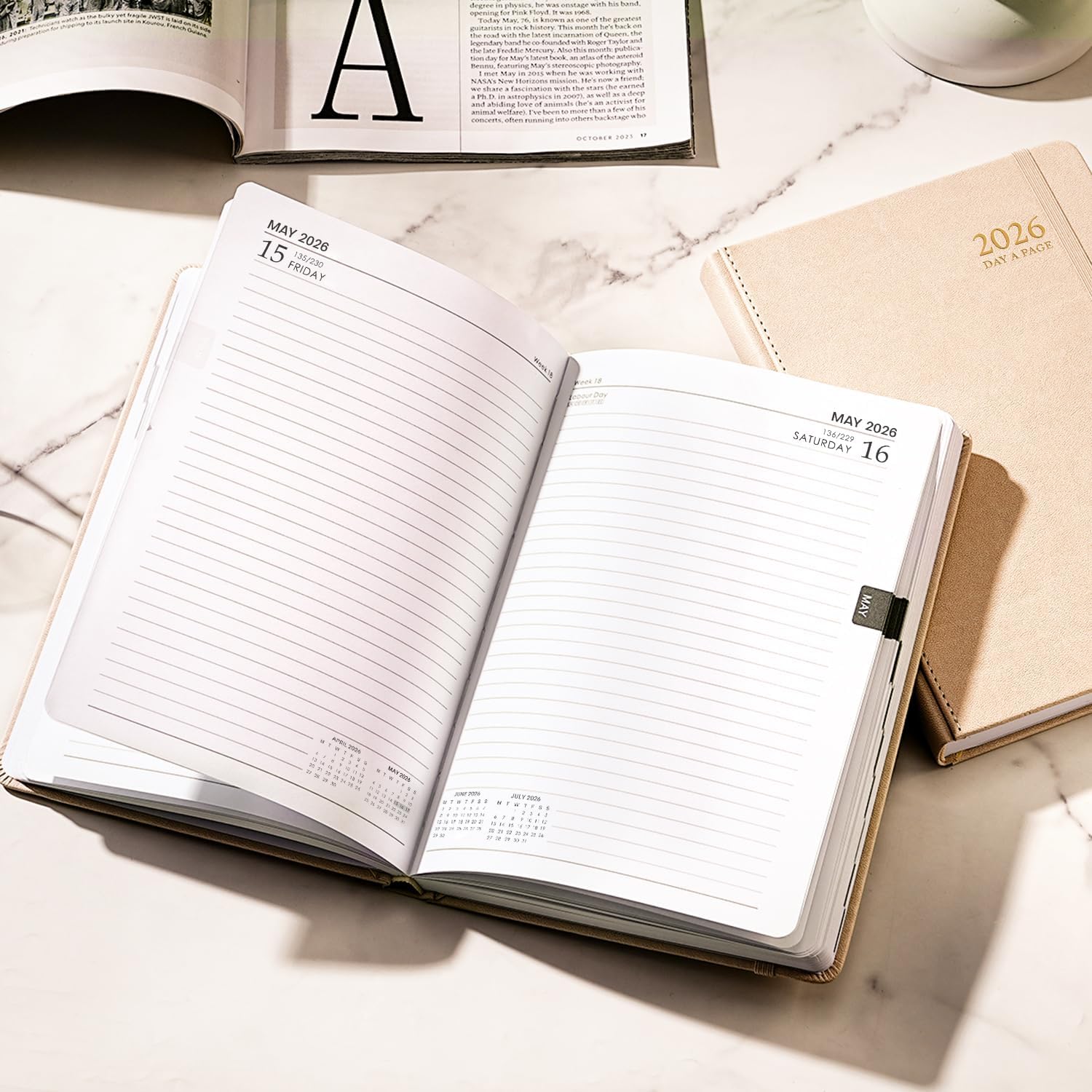 Thumbnail 6 de Indeme Diary 2026 A5 day‑per‑page planner 📔