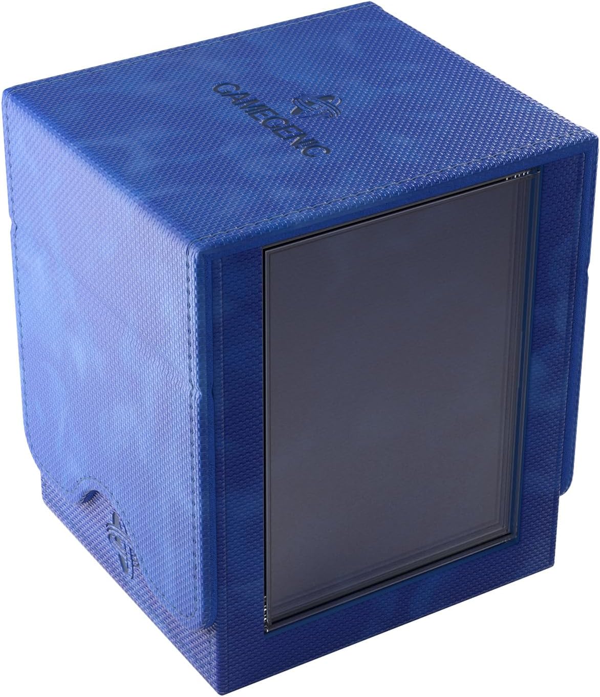 Detalle de Gamegenic Squire Plus 100+ XL デッキケース|二重スリーブ対応・UVカット付きカードケース・ブルー