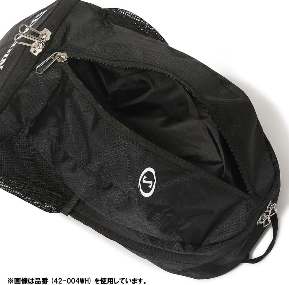 Thumbnail 4 de SPALDING ケイジャー ライト バスケットボール用バックパック、ポリエステル製、ブルー×ホワイト、W35×H57×D32cm