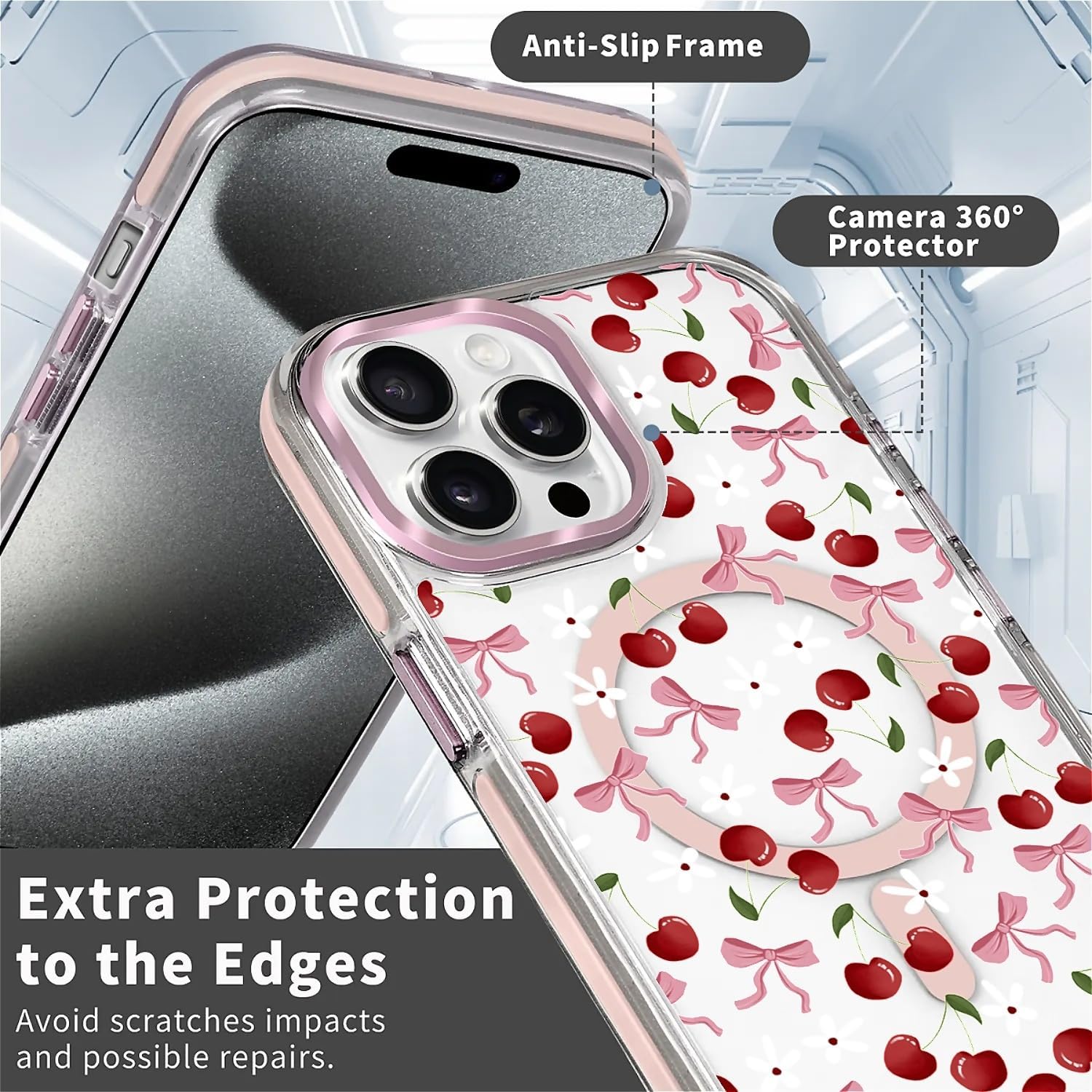 Detalle 1 de Yesad Magnetic Phone Case for iPhone 14 Pro Max