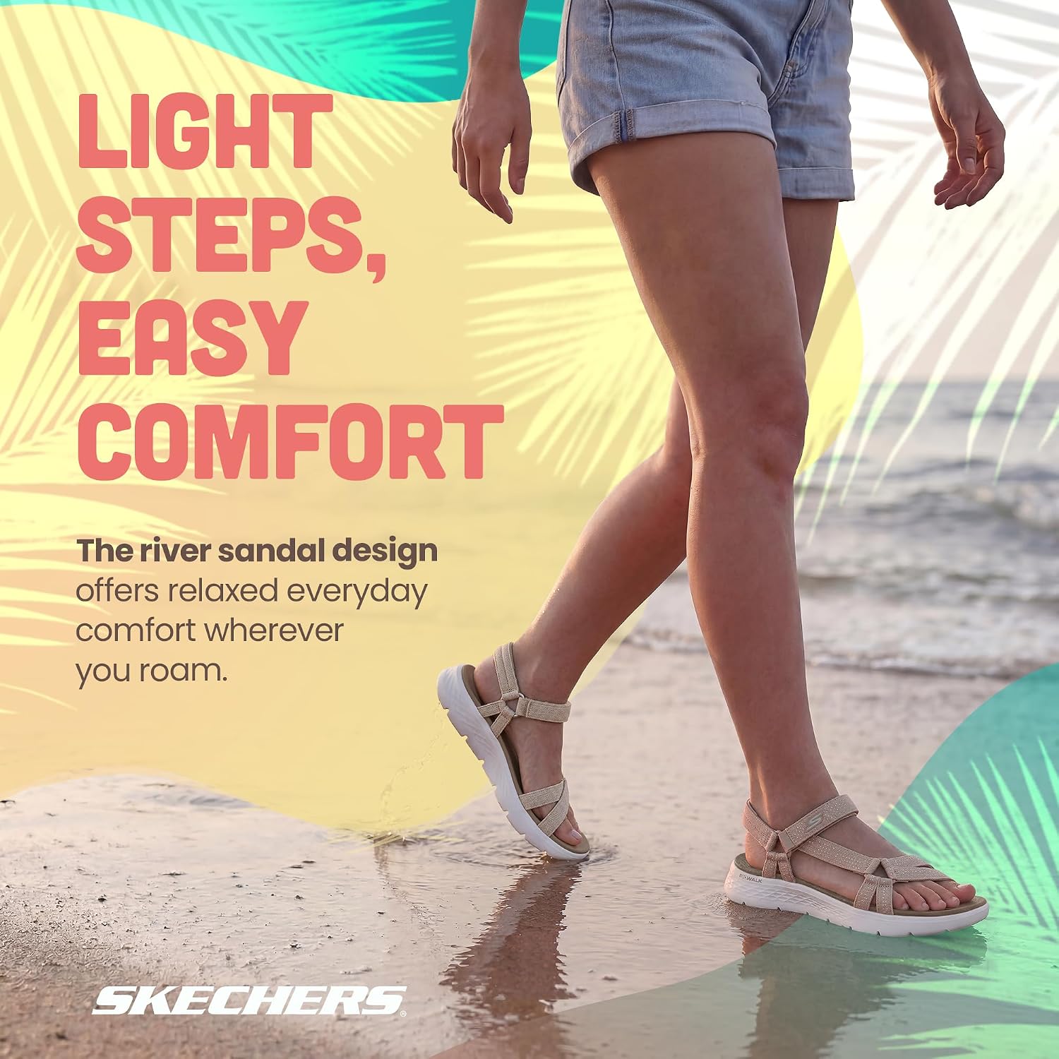 Thumbnail 4 de Skechers Women's On-The-Go Flex Sublime Sandals – Taupe, UK 4