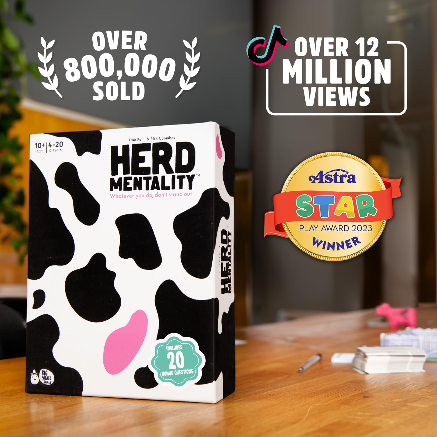 Thumbnail 6 de Herd Mentality board game 20 extra questions 🎲