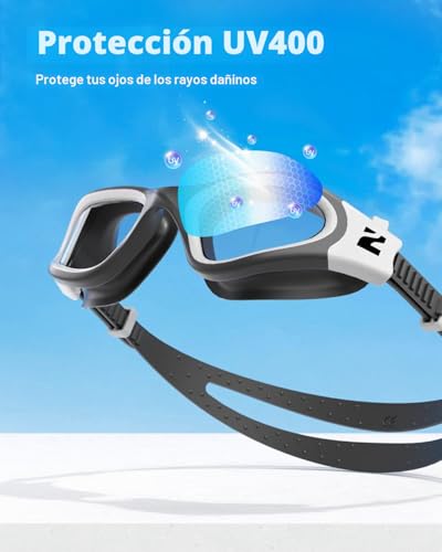 Thumbnail 4 de Gafas de natación ZIONOR G1SE: protección UV, antivaho y ajuste cómodo para todos