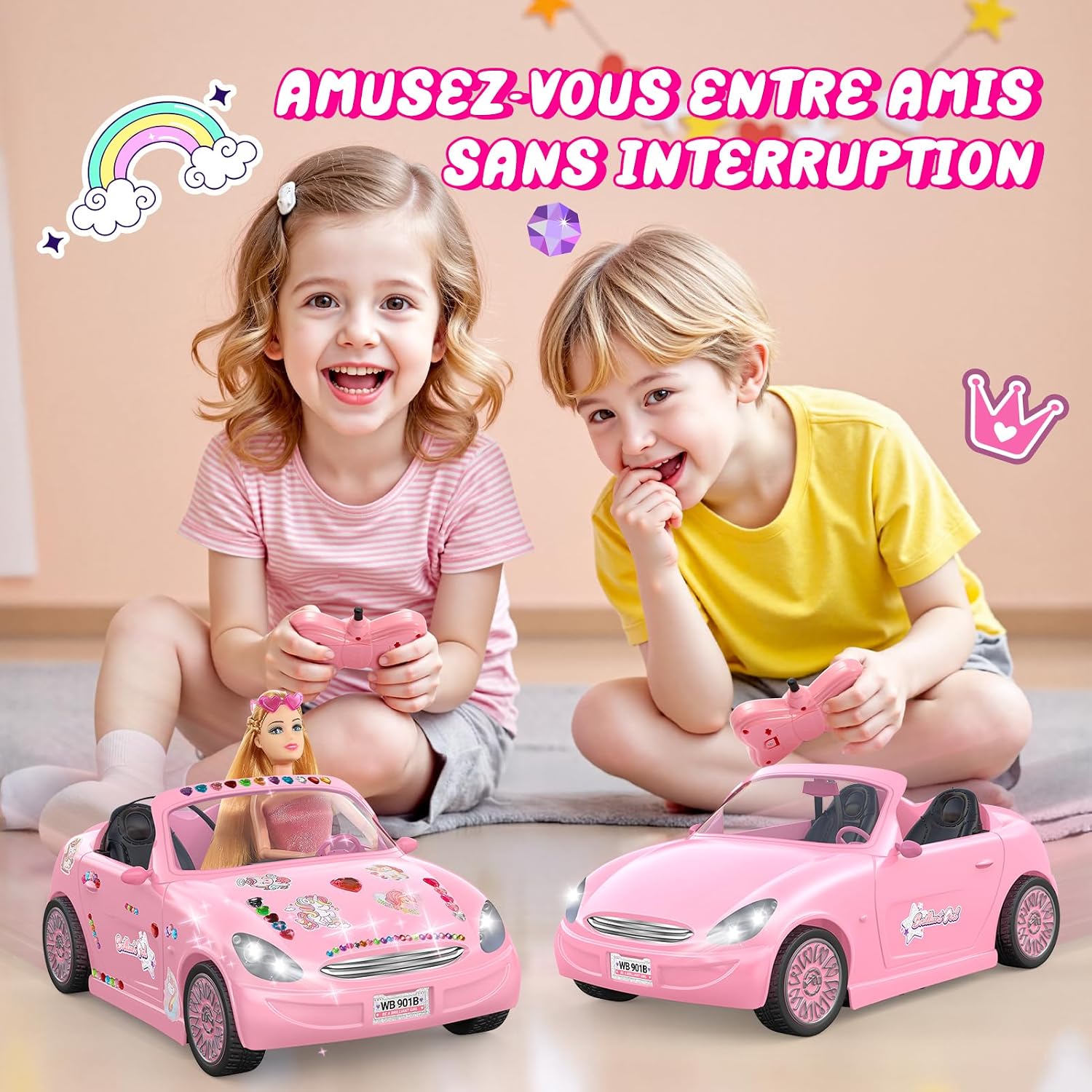Detalle 2 de HappyGoLucky Voiture télécommandée 3-12 ans