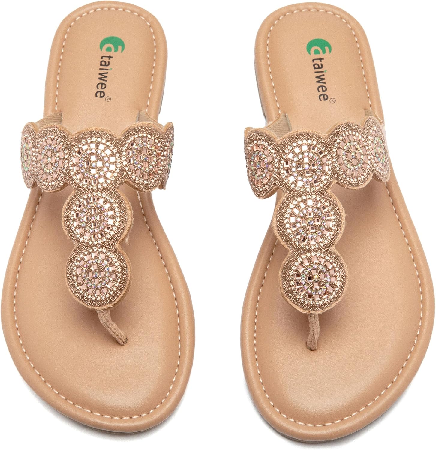 Thumbnail 6 de Ataiwee Damen Slide Sandalen – Bequeme Plateau-Sandalen für Sommeroutfits