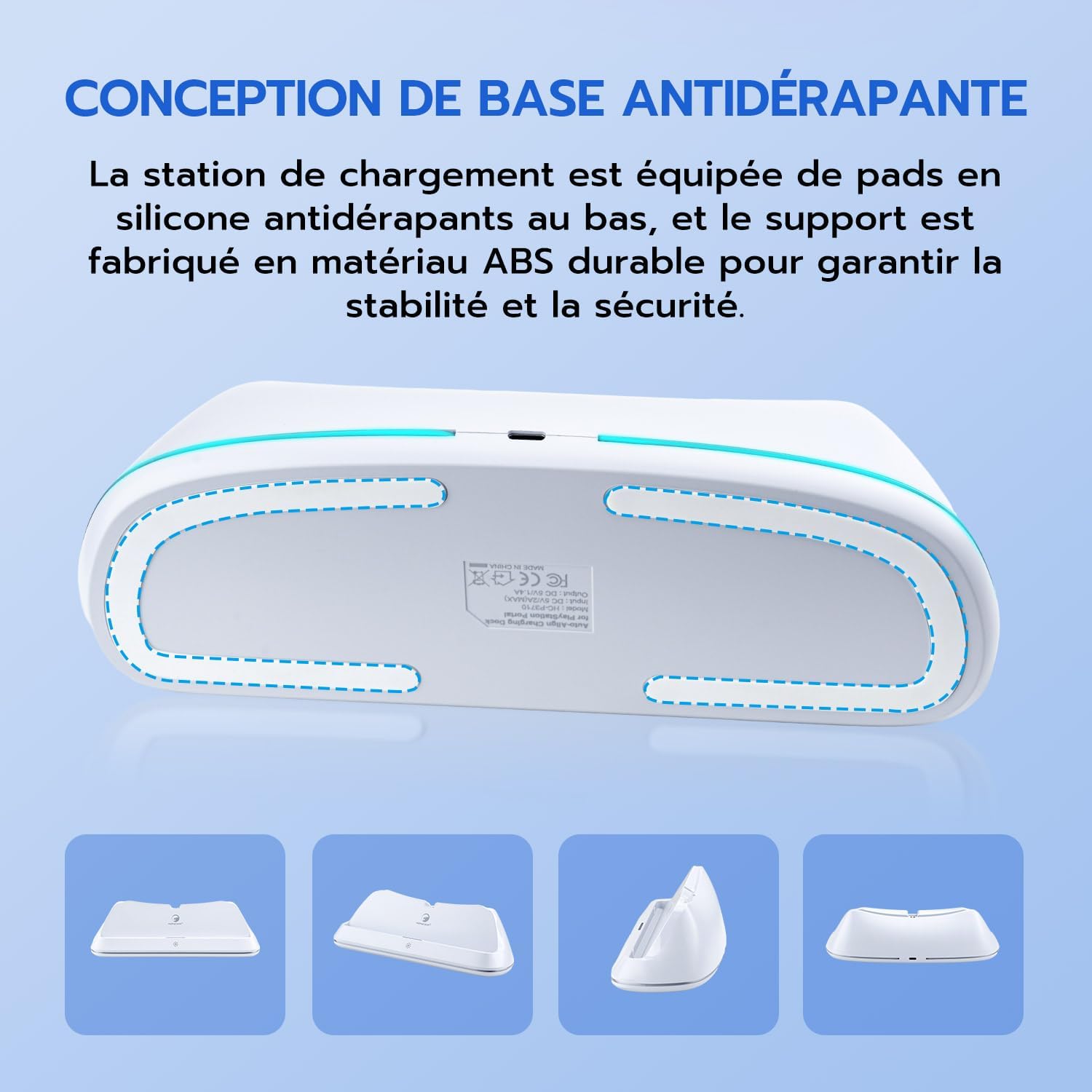 Thumbnail 1 de Station de chargement RGB Mcbazel pour PS Portal (support portable avec adaptateur Pogo Pin)