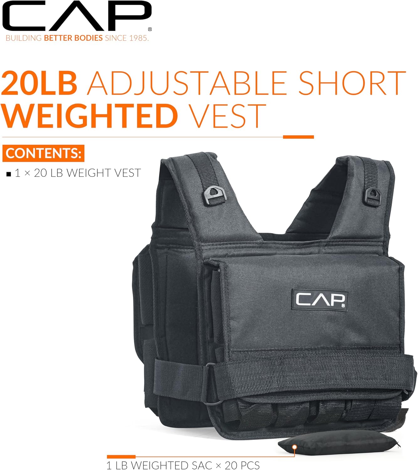 Detalle 2 de CAP Barbell Adjustable Weighted Vest