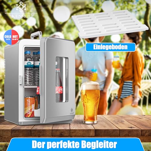 Thumbnail 7 de KESSER Mini réfrigérateur 2 en 1 15 L – Glacière portable avec chauffage et alimentation AC/DC