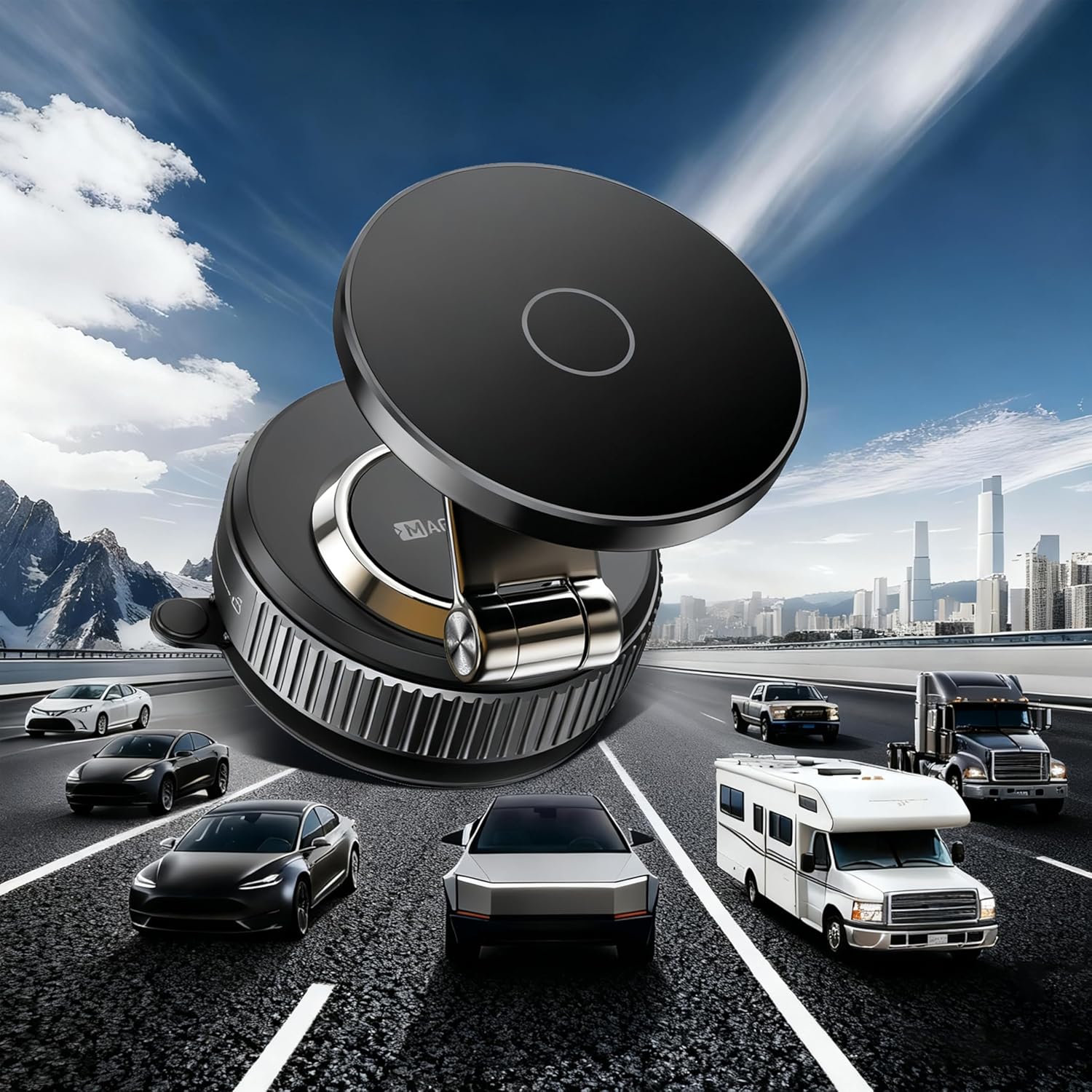 Detalle 2 de Magnetic Phone Holder 2026 360°