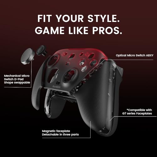 Thumbnail 8 de GameSir G7 Pro Shadow Ember: mando 1000Hz con estación de carga para Xbox y PC