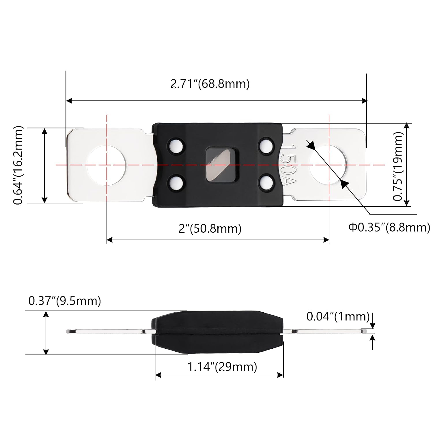 Detalle 1 de Weasch automotive fuse 150A