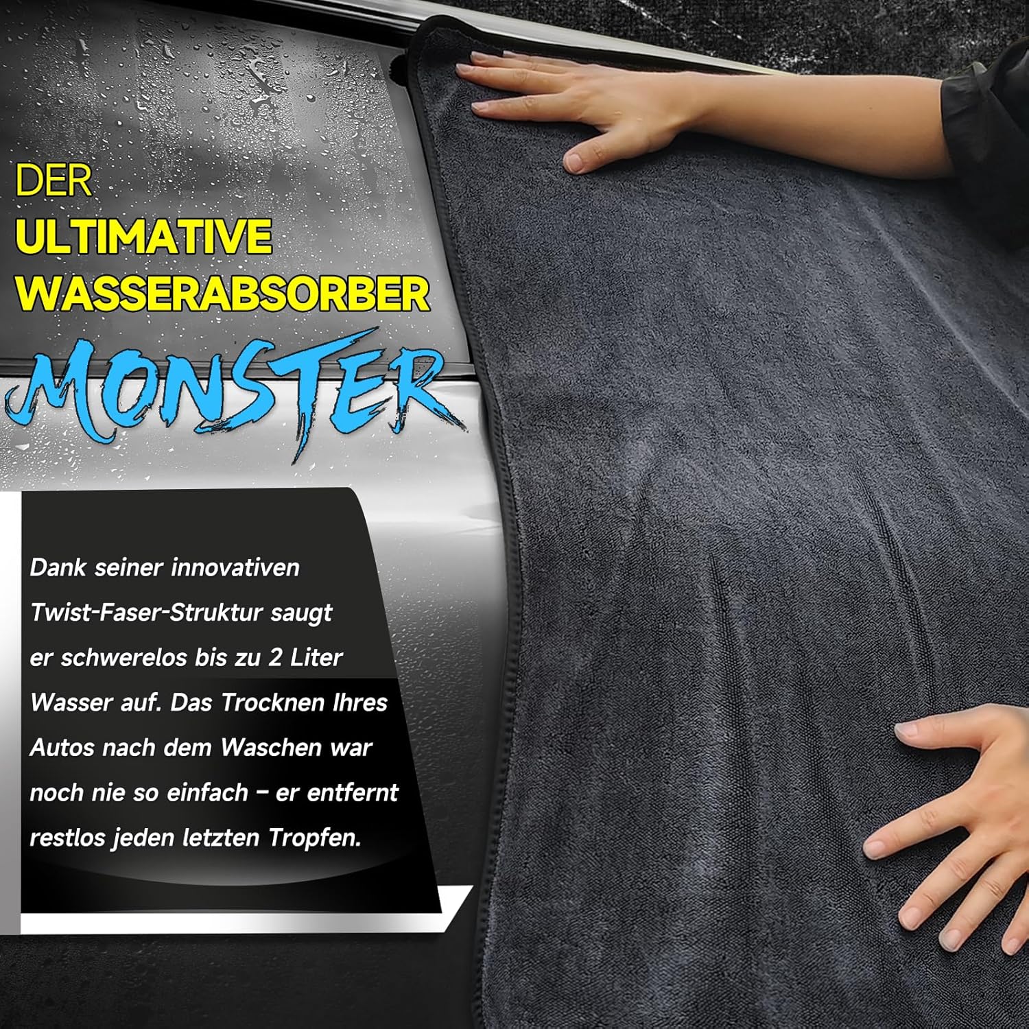 Thumbnail 1 de Autreykorn Trockentuch 90x60 cm Mikrofasertuch