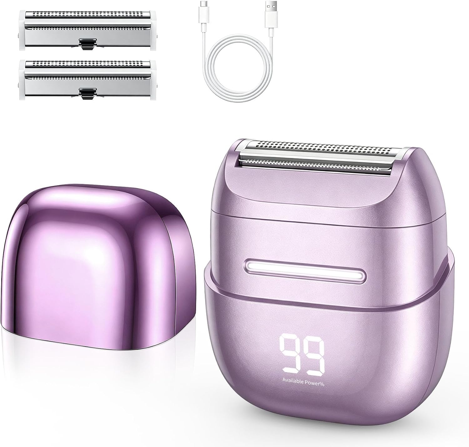 Detalle de UpperX Women's Electric Shaver with LED Display