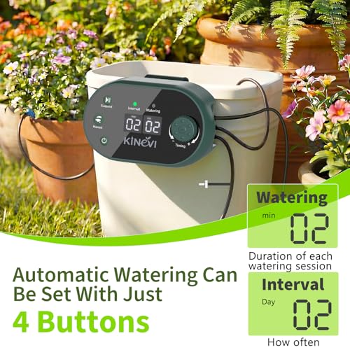 Thumbnail 3 de Sistema de Riego Solar para Jardín KINEVI: Kit de Goteo Autorriego con 15 Cabezas, ideal para exterior e interior