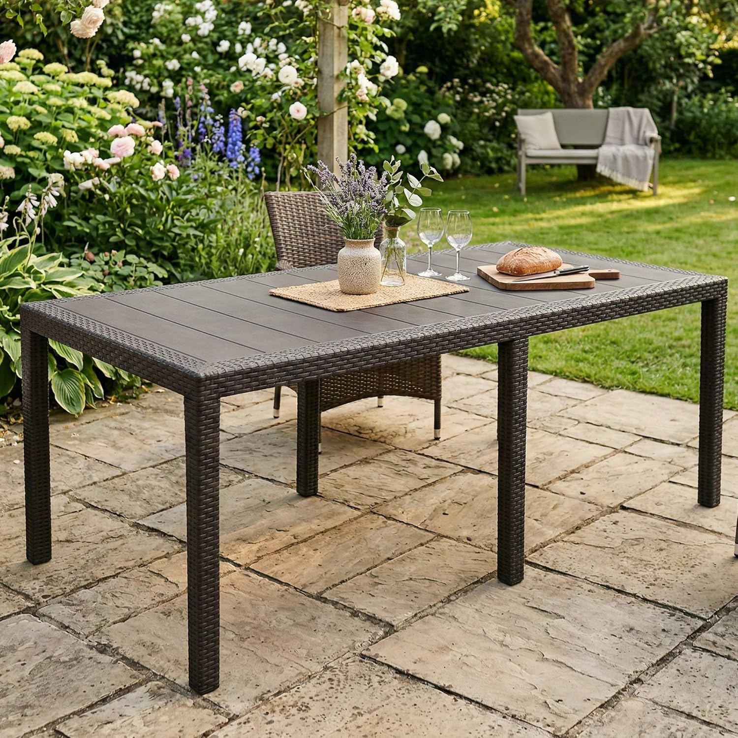 Detalle 2 de Dmora Tavolo Roma 150/220x90x72 cm 🍽