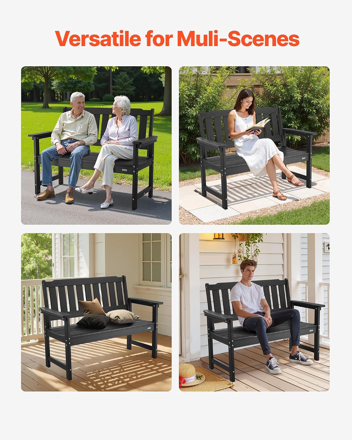 Thumbnail 6 de VEVOR Outdoor Bench, 50.5-Inch