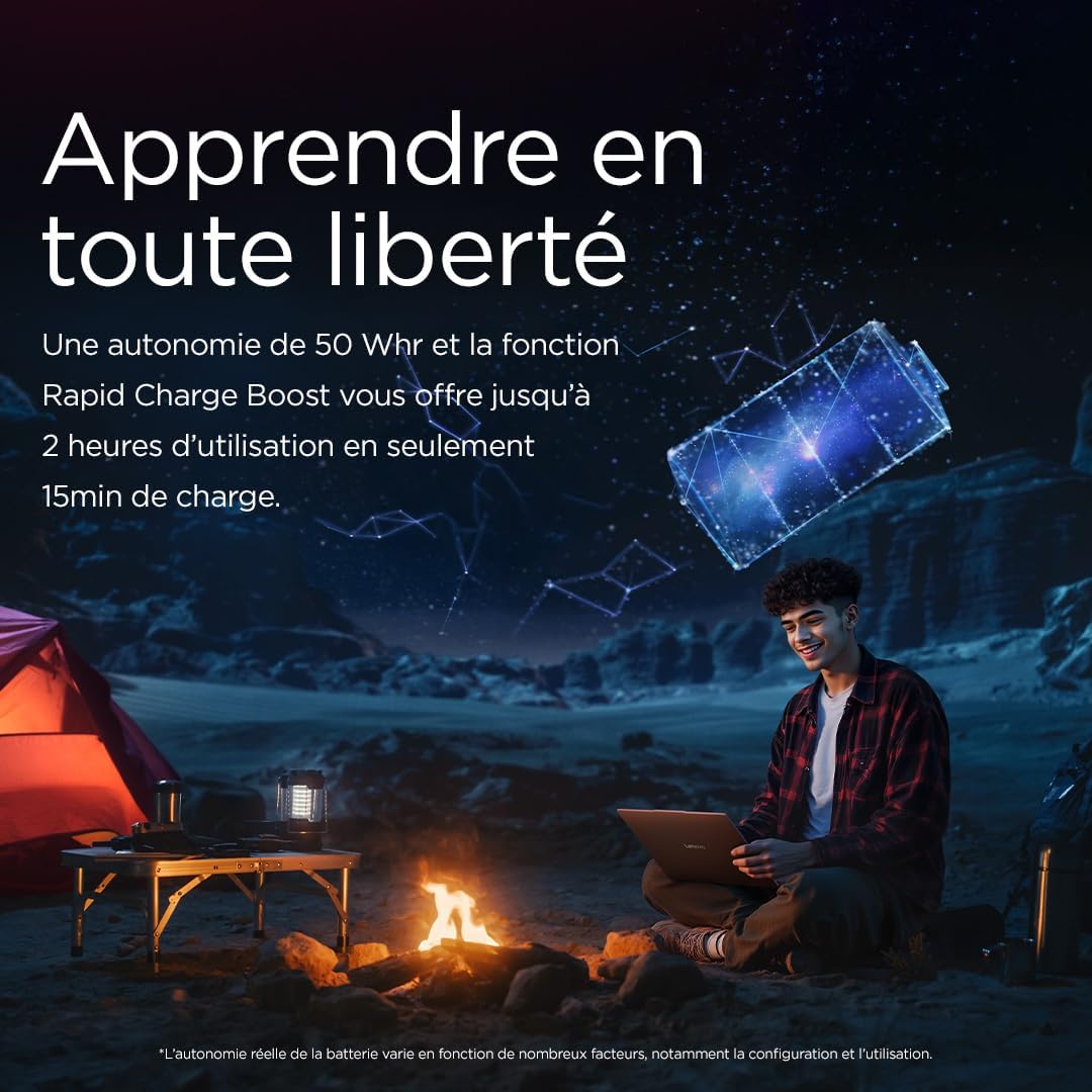 Thumbnail 4 de Lenovo IdeaPad Slim 3 15Q8X10 : portable 15,3'' WUXGA, 16 Go RAM, 512 Go SSD, Snapdragon et Windows 11 Home