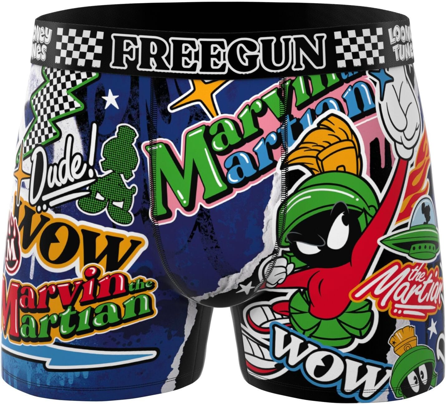 Thumbnail 2 de FREEGUN Boxer Homme Looney Tunes – Lot de 4 (Bugs Bunny, Daffy Duck et Coyote)