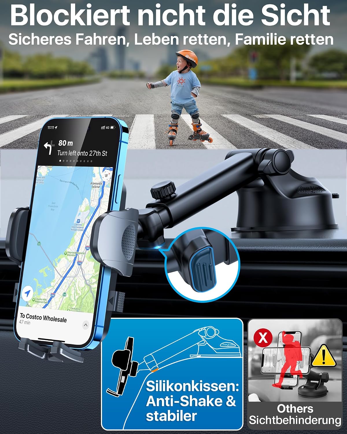 Thumbnail 6 de HTU 2026 Handyhalterung Auto 4 in 1