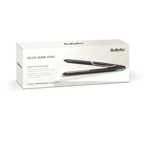 Thumbnail 9 de BaByliss Lisseur Cheveux Super Smooth ST393E – lissage rapide avec ionique et plaques titane-ceramique