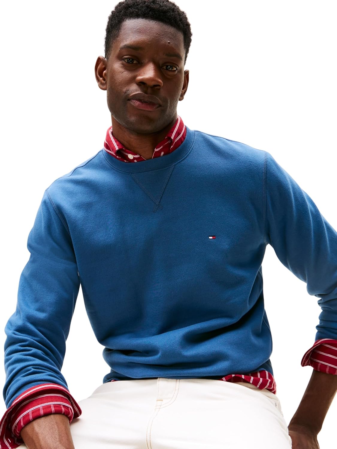 Detalle de Tommy Hilfiger Sweat homme Seasonal Fleece à col roulé