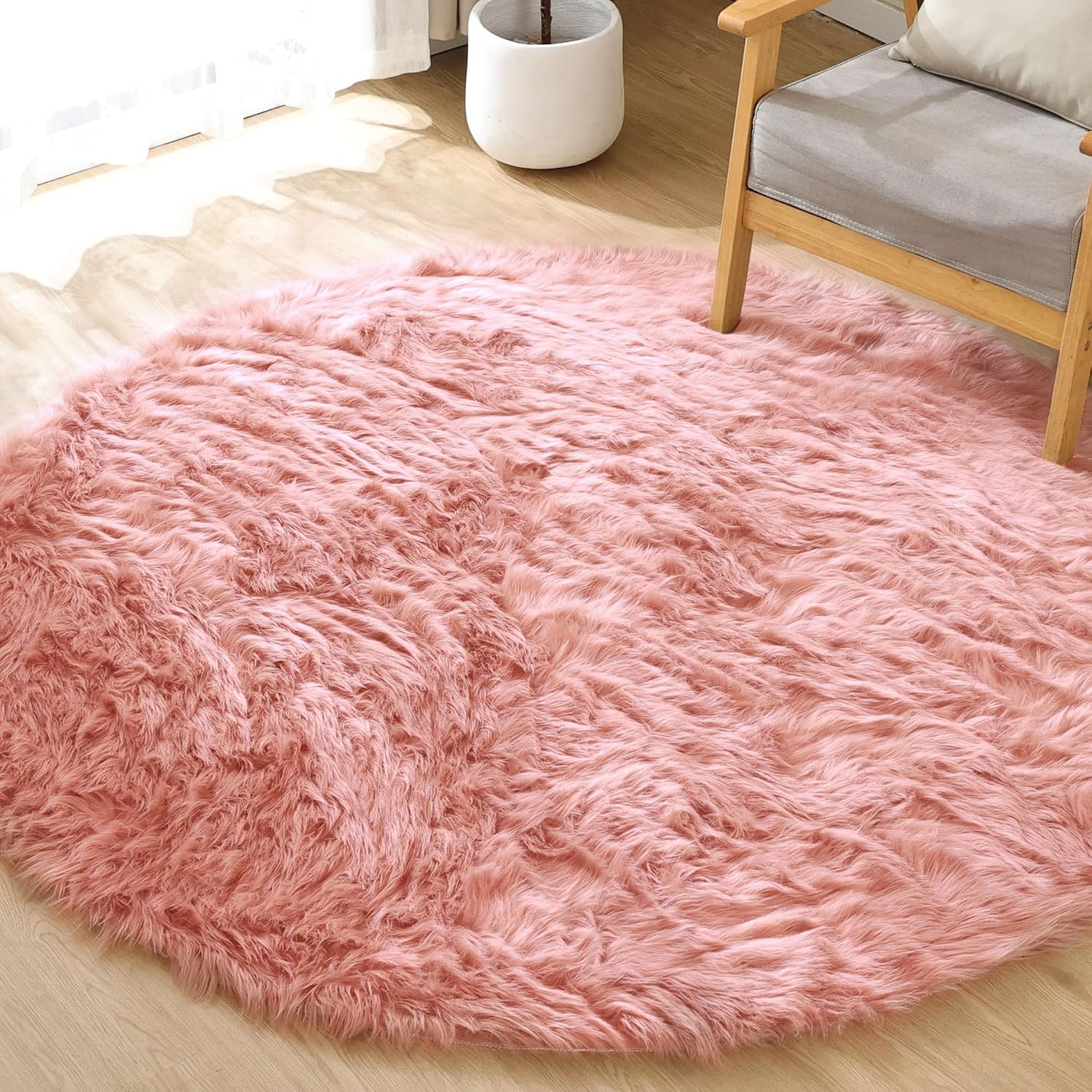 Thumbnail 5 de ORINOVA Tapis Rond Rose 150 cm