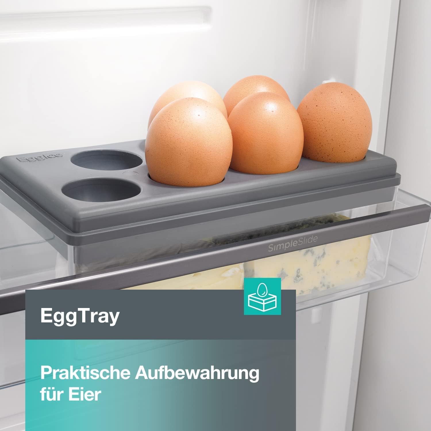Detalle de Gorenje R4142PS Kühlschrank – Kühlteil 242 Liter, 143,4 cm hoch, CrispZone, LED-Beleuchtung, Silber