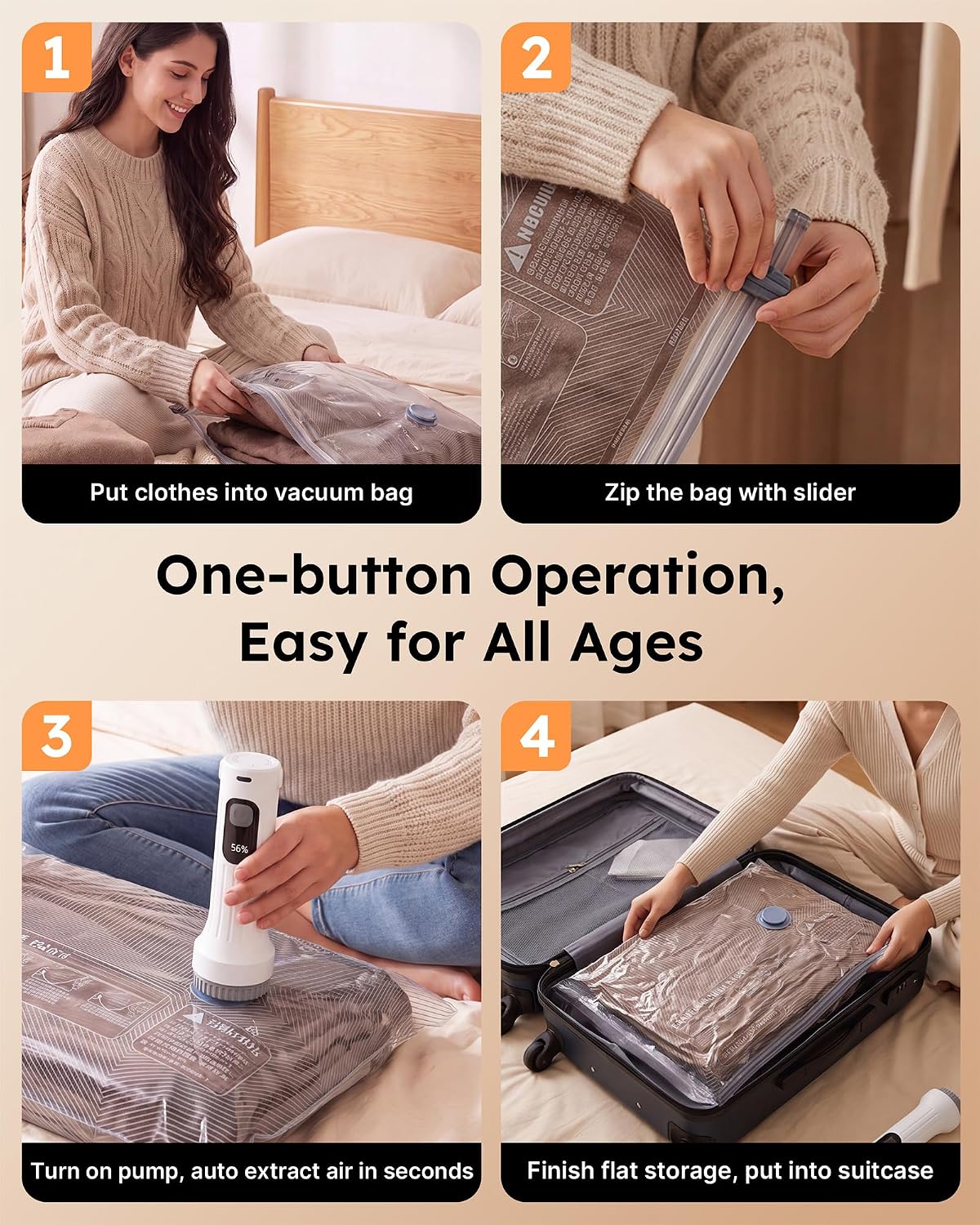 Thumbnail 6 de Travel Vacuum Bags, 15-Pack