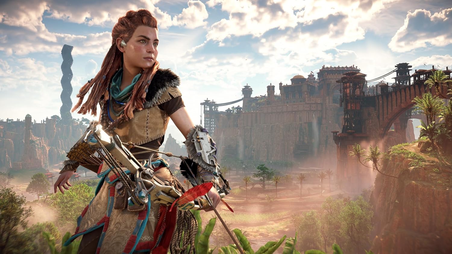 Detalle de Horizon Zero Dawn Remastered Edition — scopri il mondo di Aloy con grafica migliorata su PS5