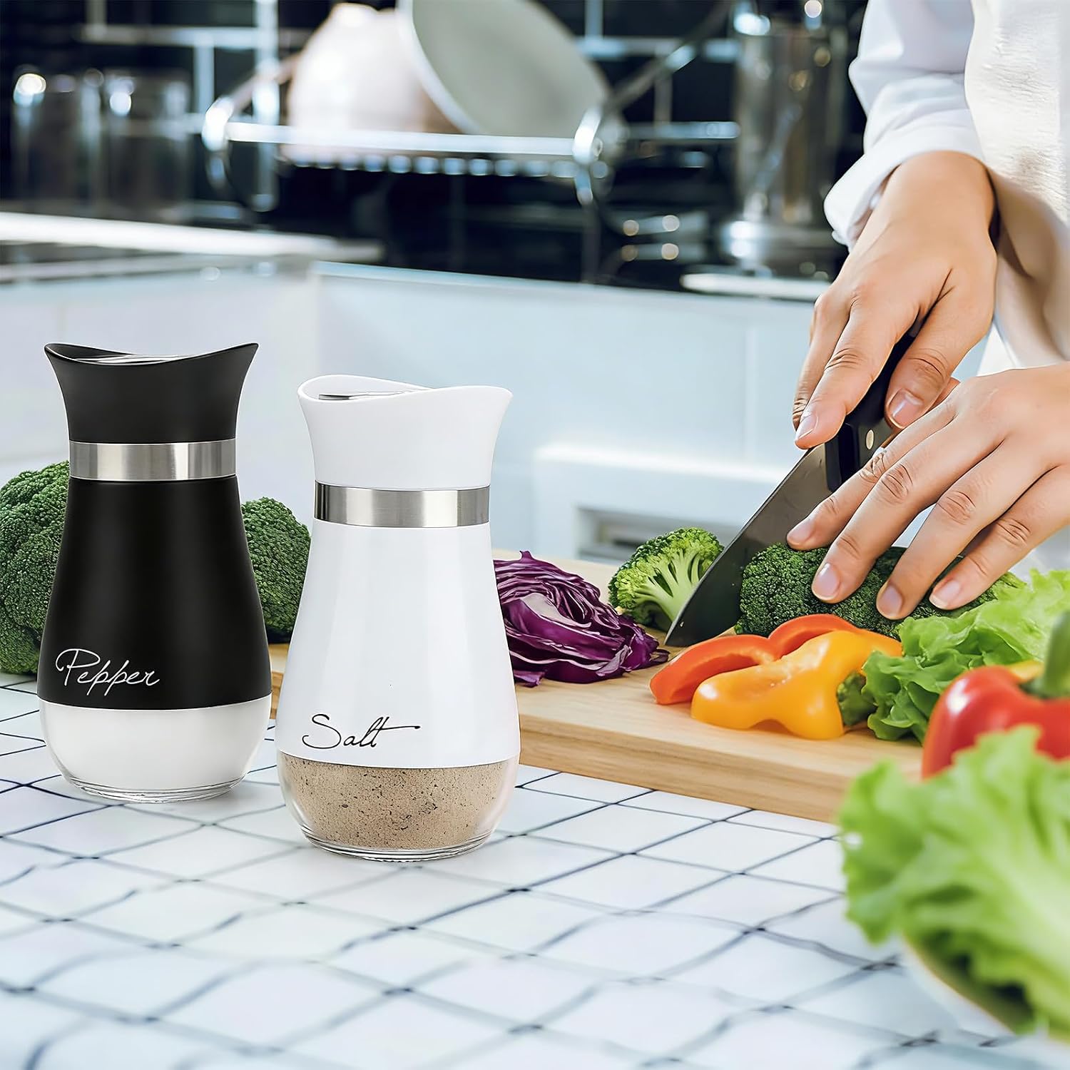 Thumbnail 1 de Houbobo Salt and Pepper Shakers set 120 ml