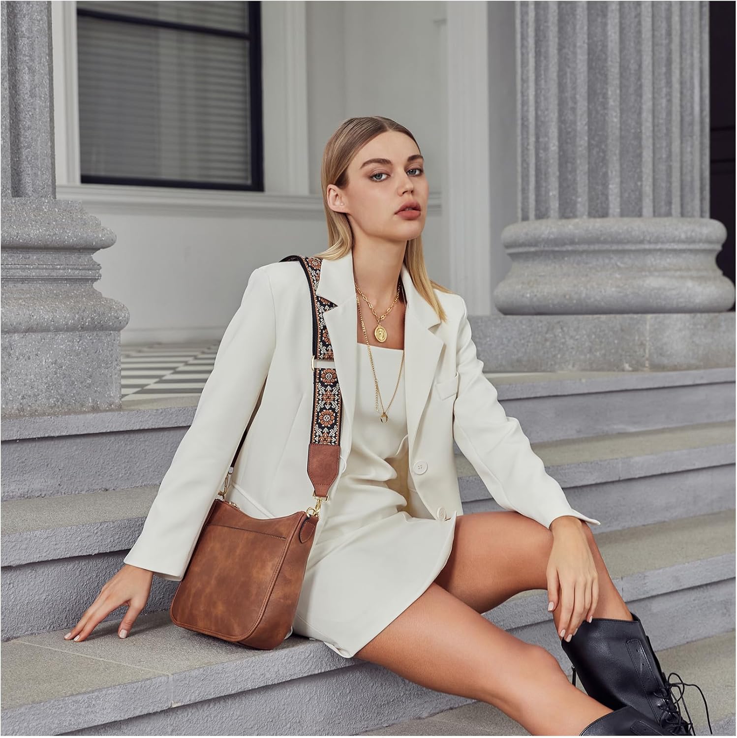 Detalle 2 de BOSTANTEN Crossbody Bag Trendy Vegan Leather