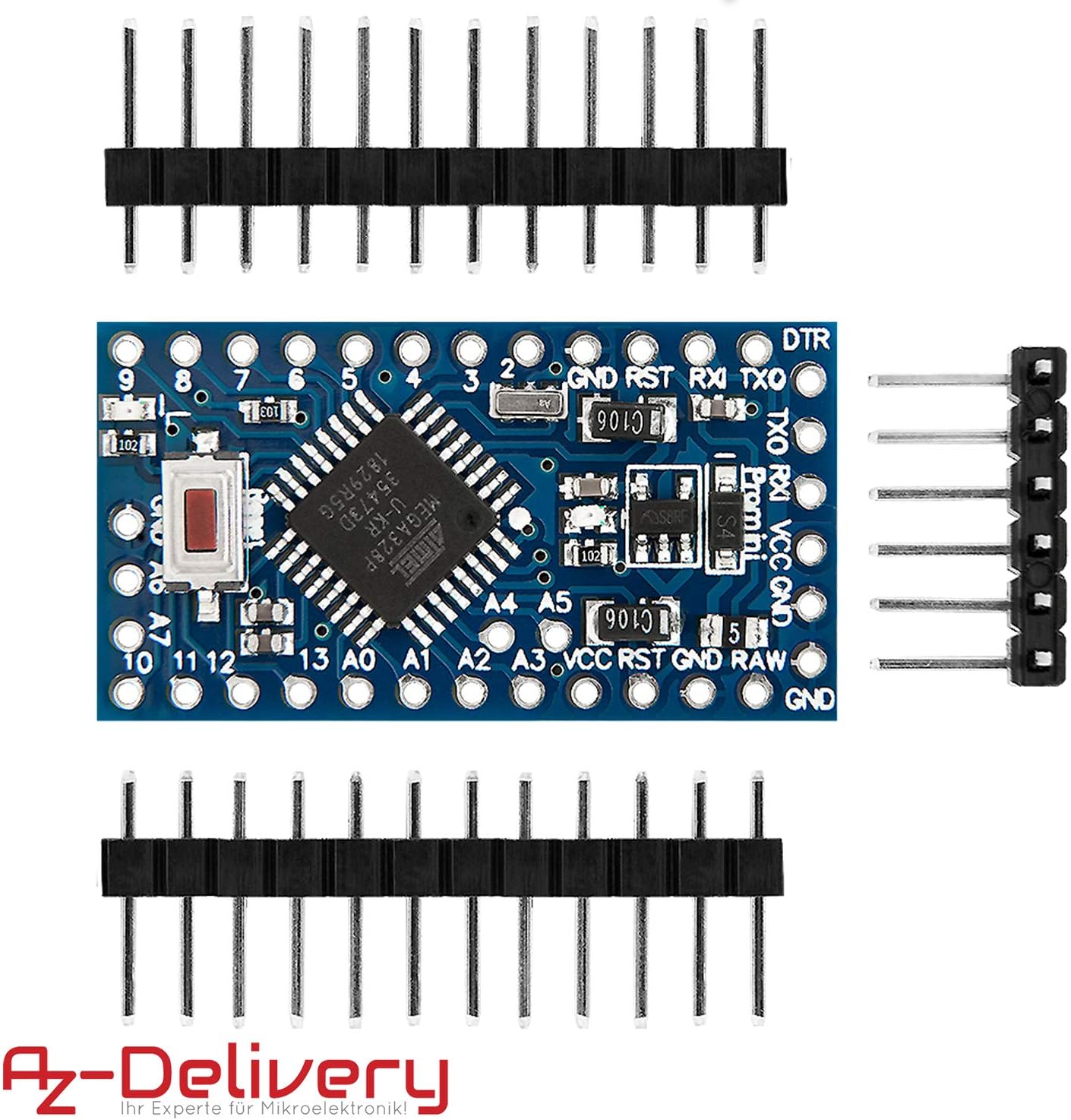 Thumbnail 2 de Modulo AZDelivery Pro Mini (ATmega328P, 5V/16MHz) – set da 3 con eBook