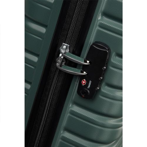 Detalle 2 de American Tourister Flashline Spinner S 55 cm – bagaglio a mano verde foresta scura