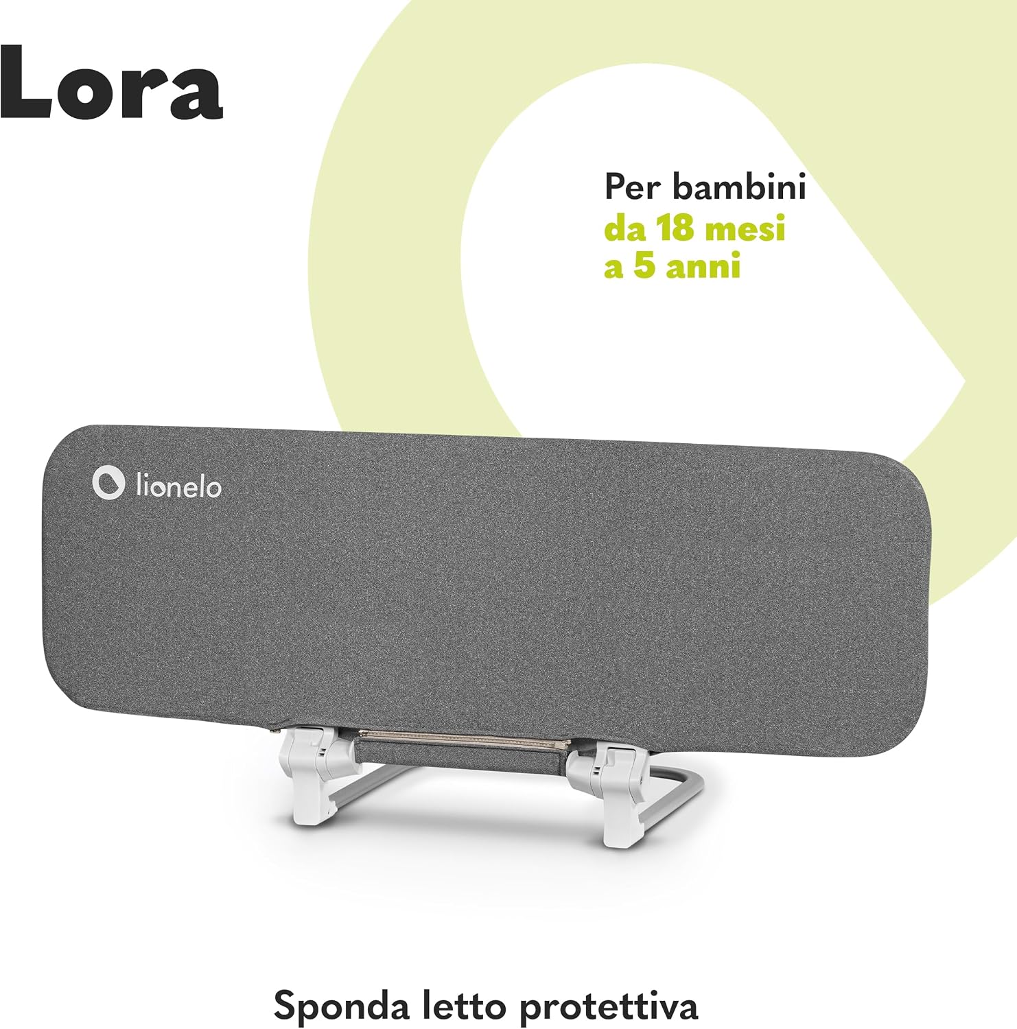 Thumbnail 1 de LIONELO Lora Sponda Letto Portatile per Bambini – barriera sicura, pieghevole e inclinabile